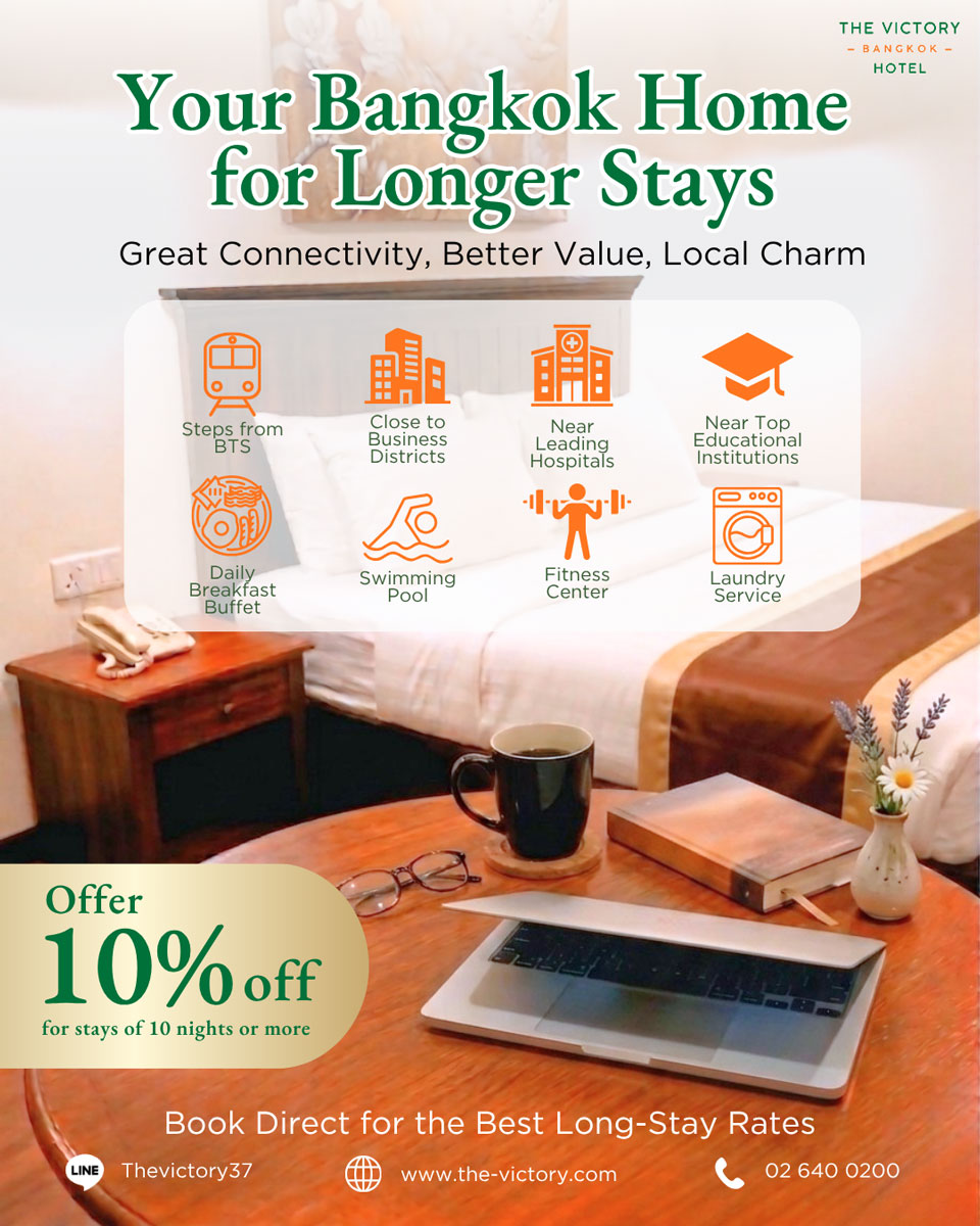 Your Comfortable Long Stay in Bangkok