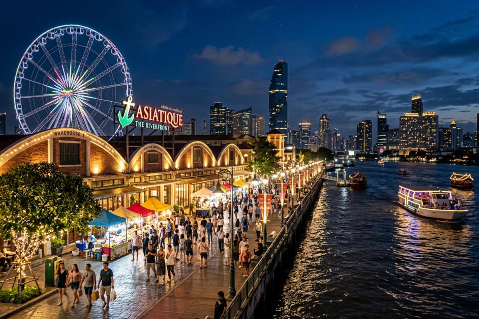 เอเชียทีค กรุงเทพฯ เที่ยว กิน ช้อป และชมวิวริมแม่น้ำเจ้าพระยา