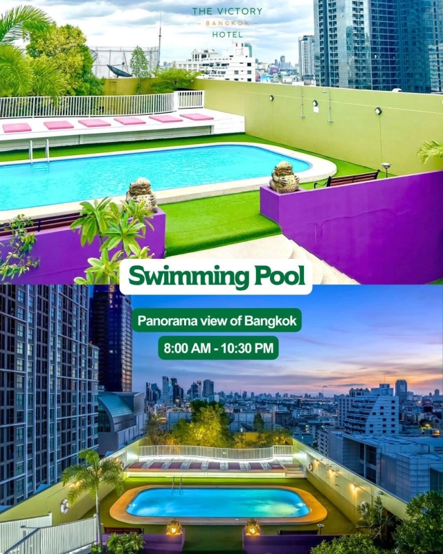 เติมเต็มช่วงเวลาแห่งการพักผ่อนของคุณบนสระว่ายน้ำเกลือบนดาดฟ้า 🌊🏙️